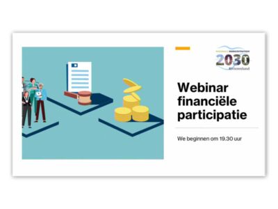 Webinar financiële participatie (25 maart 2021)